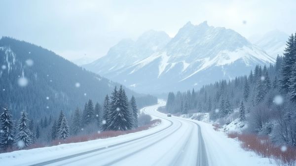 Obligations de circulation en hiver avec la loi montagne