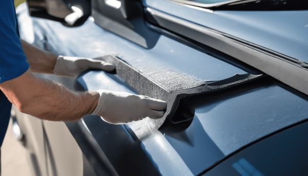 Réparer la garniture de toit de votre voiture facilement