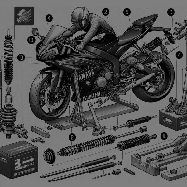 Quel est le processus d'installation d'un kit de rabaissement pour une Yamaha R6 pour les pilotes de petite taille ?
