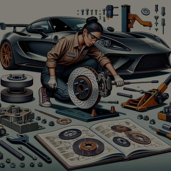 Comment remplacer correctement les disques de frein d'une sportive à haute performance ?