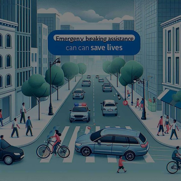 Comment l'assistance de freinage d'urgence peut-elle sauver des vies en ville?